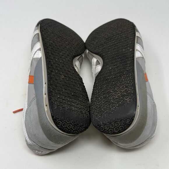 Asics Onitsuka Tiger Ultimate 81 Shoes Mens 6.5 Gray Orange Suede Fabric Sneaker - Picture 16 of 16